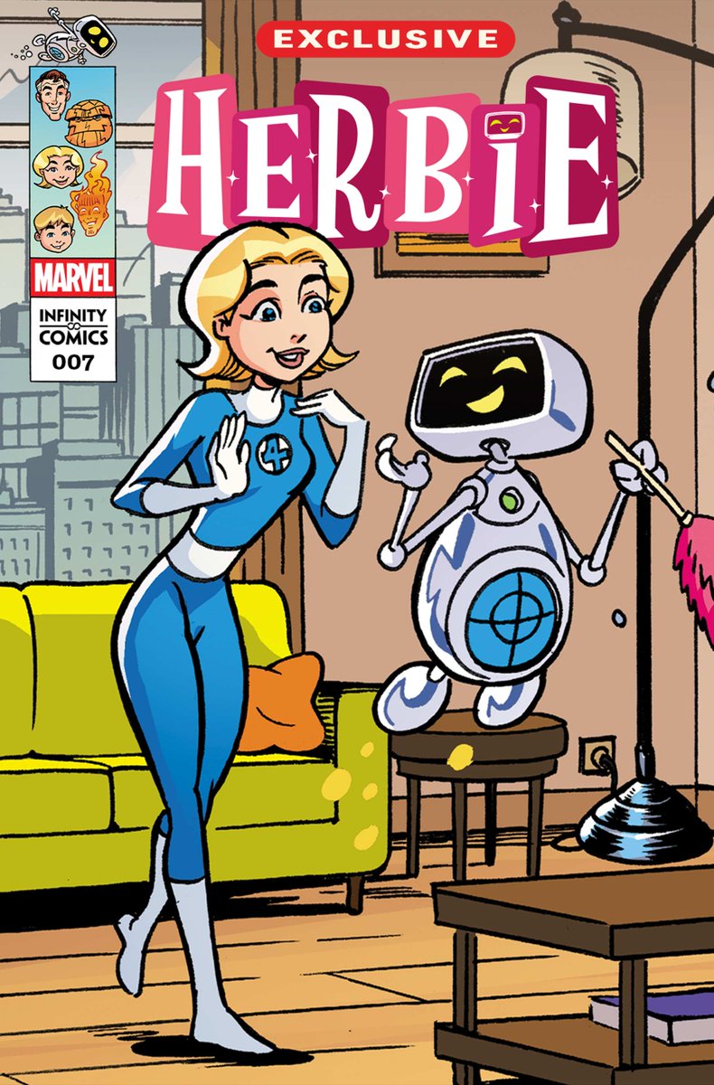 StockmanNate's tweet image. Sue's got an important mission for H.E.R.B.I.E. in this week's new issue! Find out more on Marvel Unlimited right now!