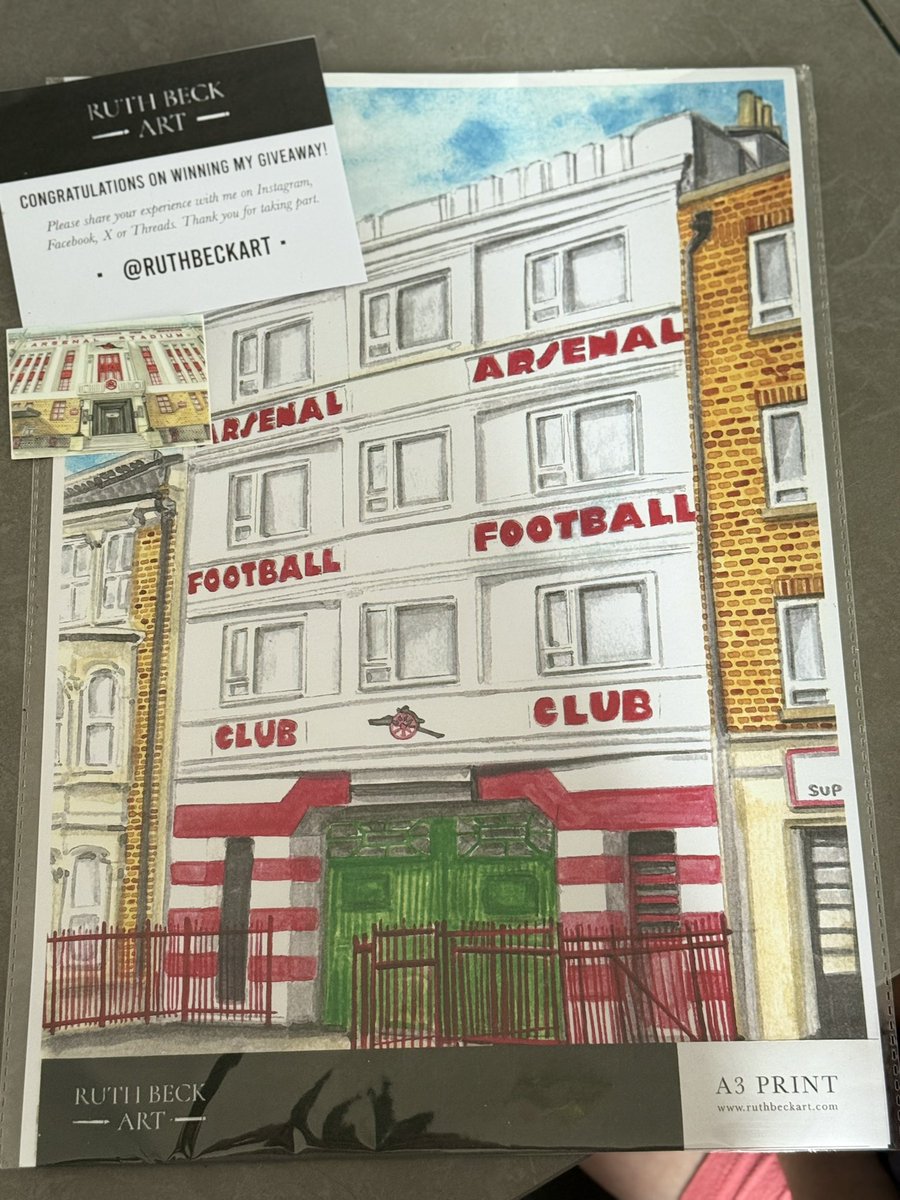 NelGun (@nelboy80) on Twitter photo Thanks for the picture <a href="/ruthbeckart/">Ruth Beck Art 🔴⚪️🎨</a> and <a href="/thegroveafc/">The Grove - An Arsenal Podcast</a> . Will add to my collection. Absolutely delighted to win this ❤️🔴⚪️ Thanks for the picture <a href="/ruthbeckart/">Ruth Beck Art 🔴⚪️🎨</a> and <a href="/thegroveafc/">The Grove - An Arsenal Podcast</a> . Will add to my collection. Absolutely delighted to win this ❤️🔴⚪️