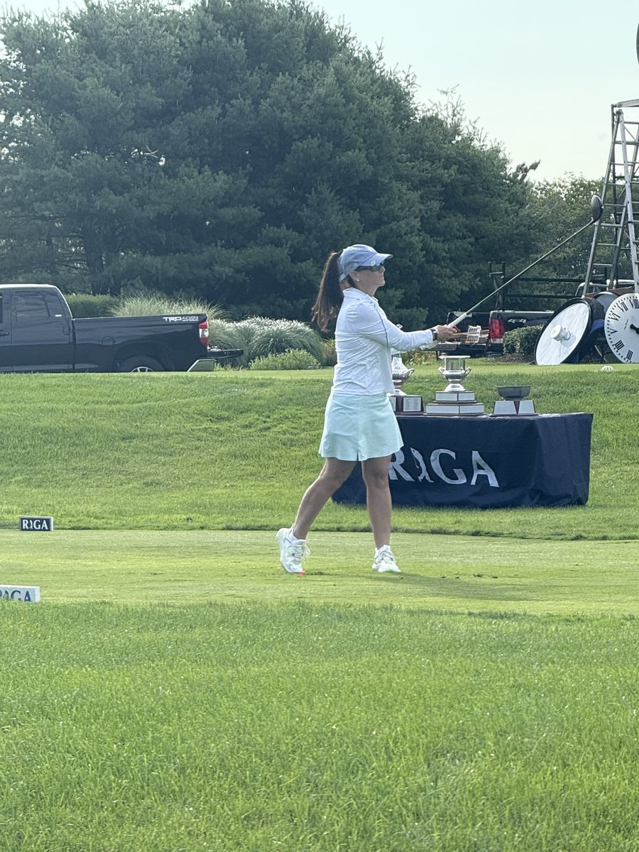 RIGAlinks's tweet image. The Finals of the 2025 Women’s Net Amateur Championship is now underway! Norma Taylor and Lisa Corrigan have started their match at Alpine CC.
Live Scoring: golfgenius.com/pages/5515792