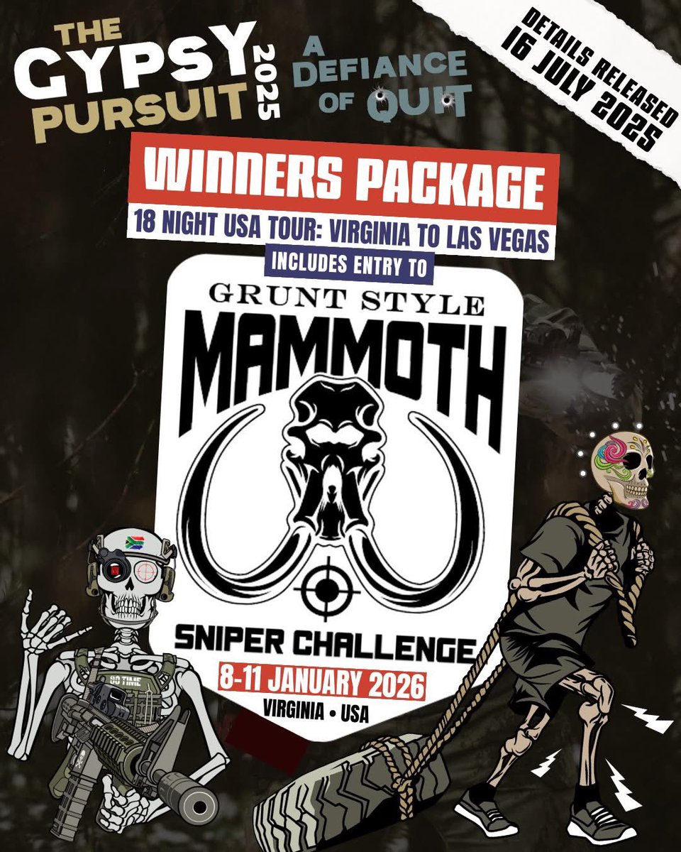 GruntStyle1SG's tweet image. Have you ever tried our shooting competition, Mammoth Sniper Challenge?
It is the toughest three day event in American shooting sports headlined by our friends @VortexOptics
Pre Registration for MSC Ft Pickett SOLD OUT in less than 48 hours on 7/14!
INTERNATIONAL NEWS>>>>
The…