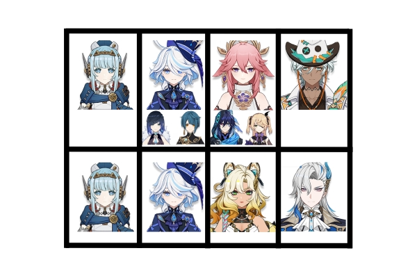 genshintensai's tweet image. 一目でわかるイネファの編成

#原神 #Genshin #GenshinImpact #gslwy