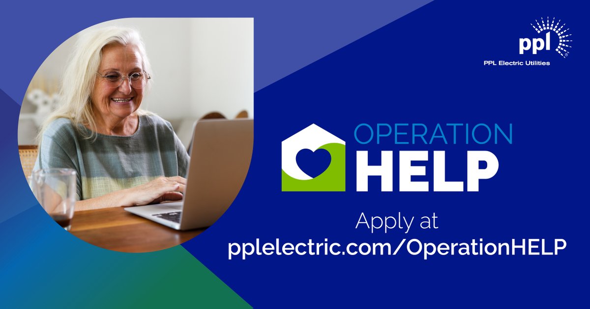 PPLElectric's tweet image. If you need support with your electric bill, but fall slightly above the income guidelines for other assistance programs, Operation HELP may be a great option. See if you qualify and apply for a grant at pplelectric.com/OperationHELP.