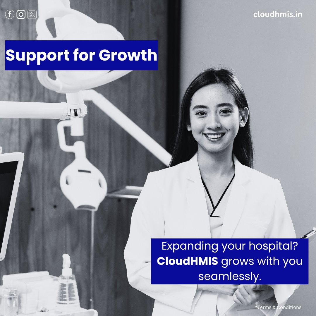 CloudHMIS's tweet image. Enhance clinical workflows effortlessly! Streamline processes and enhance productivity with the intuitive interface of CloudHMIS.

 #ClinicalWorkflows #CloudHMIS