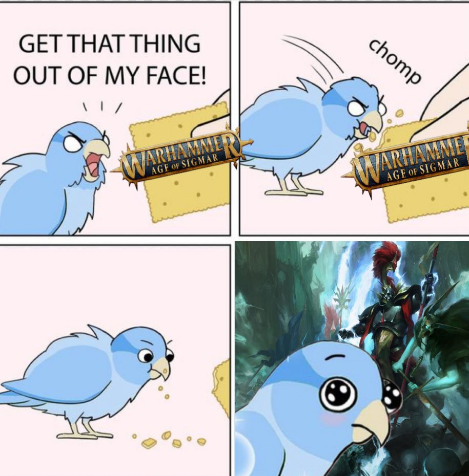 EaterOfBrushes's tweet photo. Morning ⚡️

It’s never been a better time to join age of Sigmar!

Join us we welcome anyone new 

It’s pretty amazing 🤝🤝🤝🤝🤝 https://t.co/8BJXJl670t