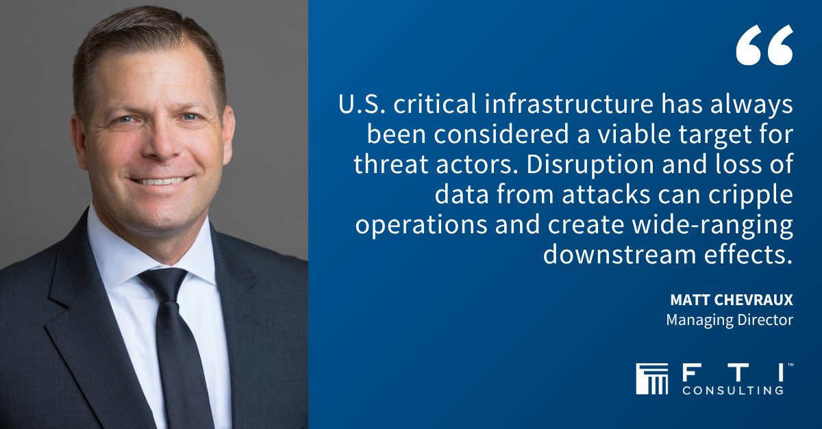 The FBI and cyber specialists are on alert following incidents targeting President Trump’s advisers, commercial airlines, and private companies. In this article for the New York Sun, Matt Chevraux discusses why critical infrastructure is a prime target: bit.ly/46TImqC