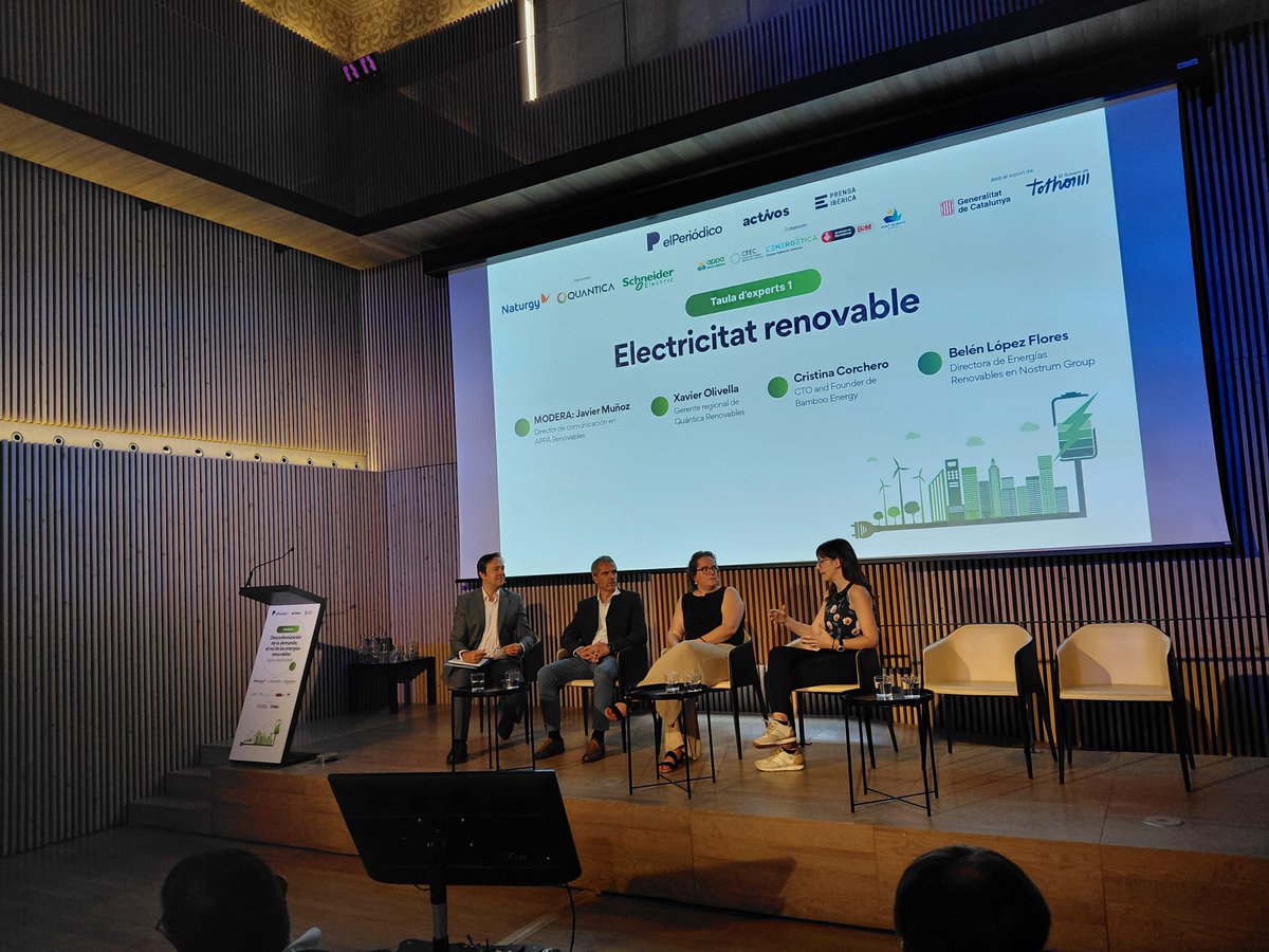 clusterEE's tweet image. 🌱Descarbonitzar la demanda: del repte compartit a l&apos;acció transformadora

El Recinte Modernista de Sant Pau va acollir la jornada de @elperiodico per debatre sobre el rol del #gasrenovable i l’#electricitatverda en la #transicióenergètica a Catalunya. 👇

Amb ponències de…