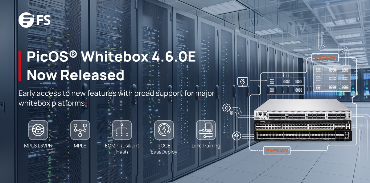 FScom_UK's tweet image. #TechUpdate #PicOS® Whitebox 4.6.0E is now officially available! Unlock new features like MPLS, MPLS L3VPN, and RoCE EasyDeploy — designed to deliver greater efficiency and reliability. Try it now and share your feedback with us!
🔗Learn more: pica8-fs.atlassian.net/wiki/spaces/Pi…