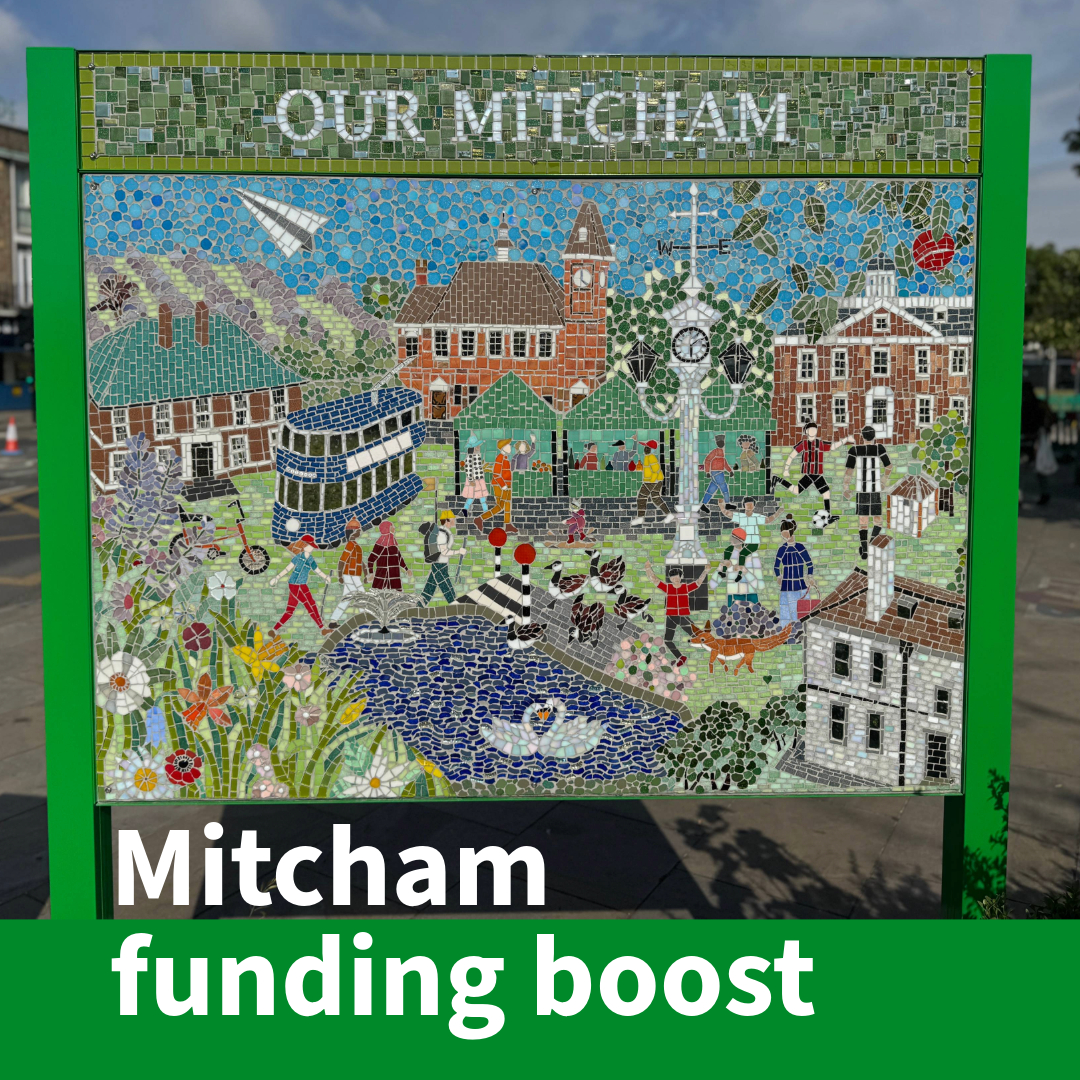 Merton_Council's tweet image. 📢 Mitcham is one of 12 areas to receive £50,000 from the @MayorofLondon's High Street Place Labs programme to improve public spaces & boost the local economy.
👉 orlo.uk/CR94V
📷 Image shows the new mosaic in Mitcham town centre, inspired by community stories.