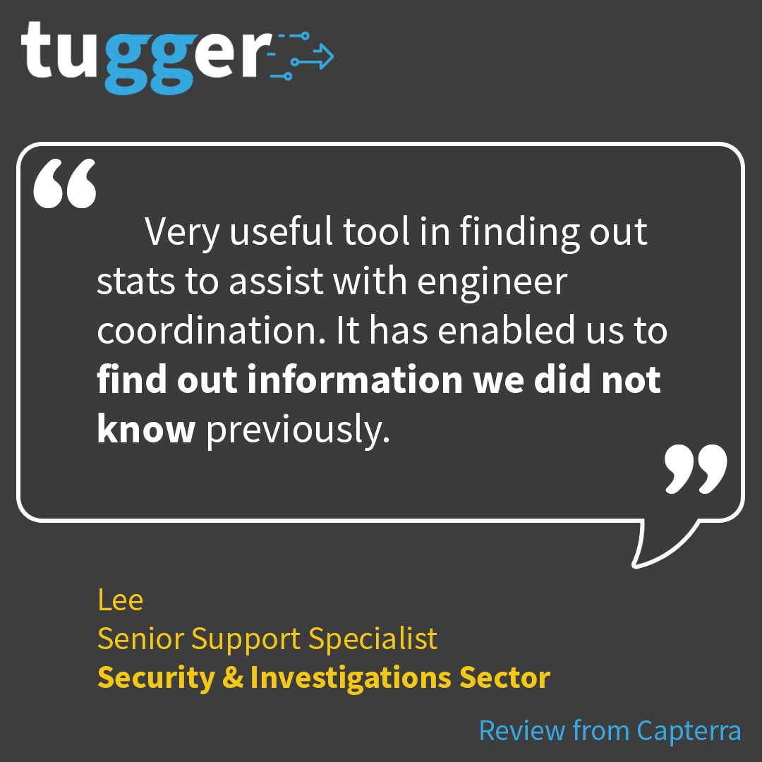 🌟 It's #FeedbackFriday 🌟

We love hearing how Tugger helps teams work smarter! 

Reviews like this remind us why we do what we do. 

Big thanks to our awesome users for sharing their experiences on <a href="/Capterra/">Capterra</a>. 💙

⬇️ Here’s what one user had to say ⬇️