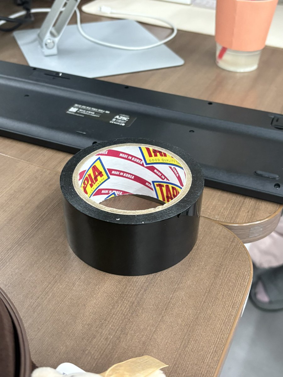why does my colleague have duck tape in her drawer 🤷‍♀️