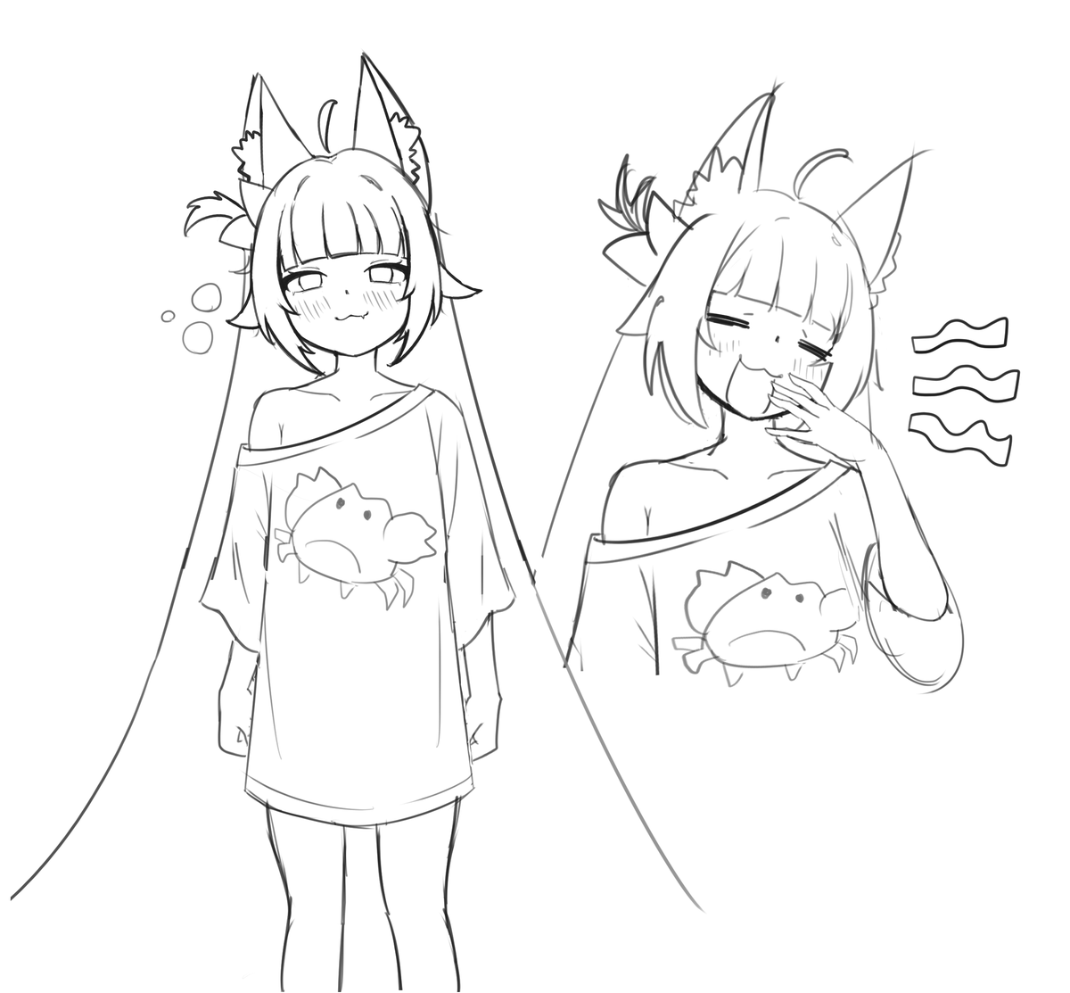 Morning Saba😴🐟

#sabart #samekosaba