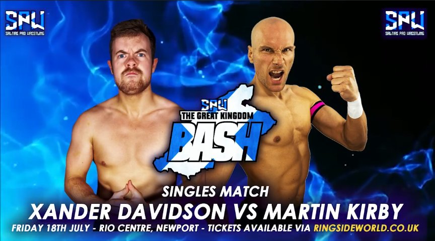 MKirbyProEgo's tweet image. Tonight: Saltire Pro Wrestling in Newport-on-Tay. Xander Davidson vs myself.👊