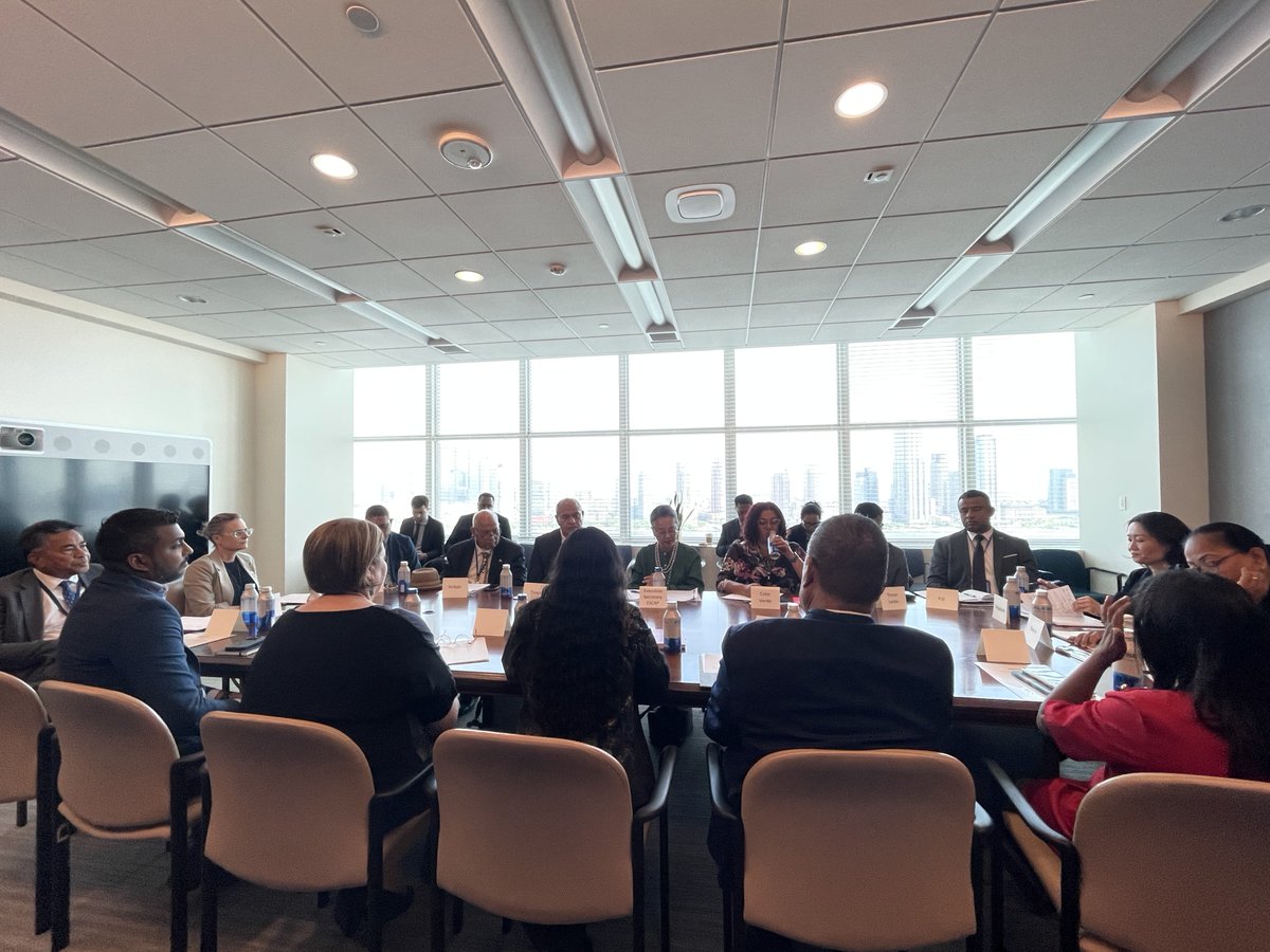 UN_Armida's tweet image. To leave no island behind, our monitoring & evaluation framework must be voluntary and based on existing systems.
Crucially, implementation of the Antigua and Barbuda Agenda for SIDS #ABAS must be fully resourced. Let’s make it happen! 🏝️