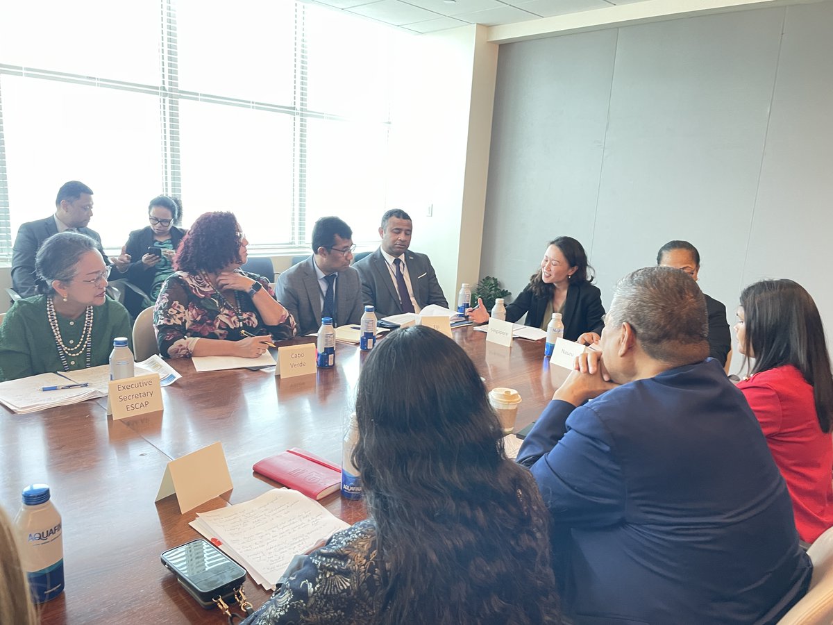 UN_Armida's tweet image. To leave no island behind, our monitoring & evaluation framework must be voluntary and based on existing systems.
Crucially, implementation of the Antigua and Barbuda Agenda for SIDS #ABAS must be fully resourced. Let’s make it happen! 🏝️