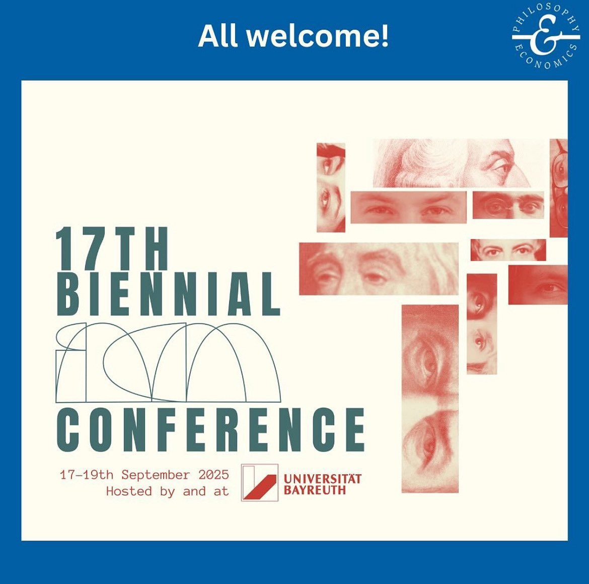 ⏰ Reminder!
The deadline for registration for the 17th Biennial INEM Conference is coming up fast: August 1st! 🗓️🖊️

📍Conference dates: September 17–19, 2025
📌 Location: University of Bayreuth

🔗 Read more &amp; register here: phil.uni-bayreuth.de/en/events/Work…