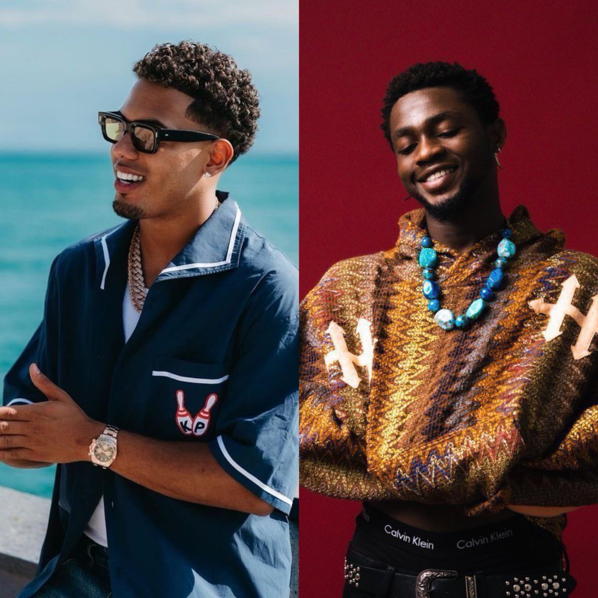 thedebuthub's tweet image. 🇳🇬 x 🇵🇷
Puerto Rican powerhouse, Myke Towers taps Omah Lay for “NO HAY BREAK” off his new project, “ISLAND BOYZ”. 📀