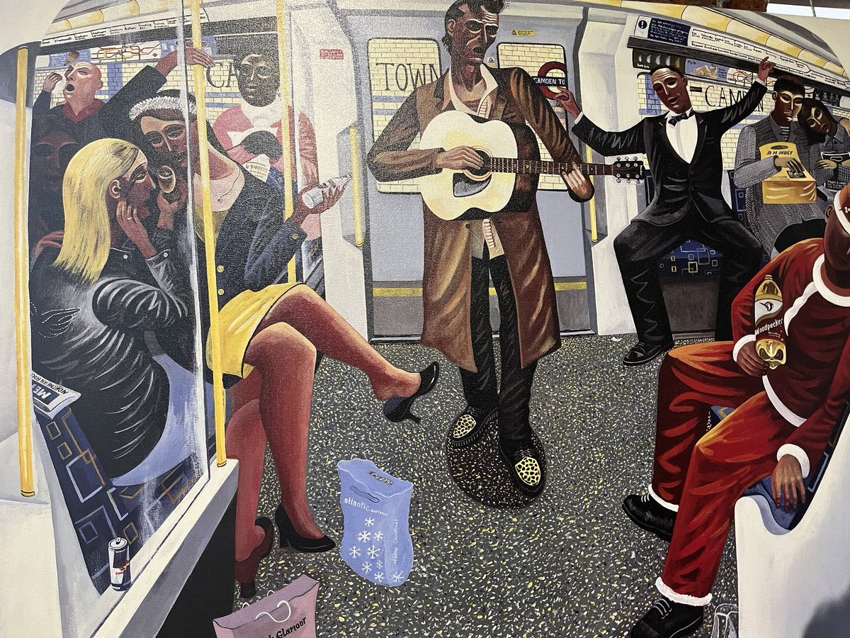 WorgInfo's tweet image. Last 3 days of local #Rotherhithe artist @edgrayart’s exhibition in the @houseofannetta #Spitalfields. 11am-8pm this Friday, Saturday, Sunday. Check out his incredible #Hogarth-inspired scenes of #London and beyond, including a new painting of the war memorial in West Lane.