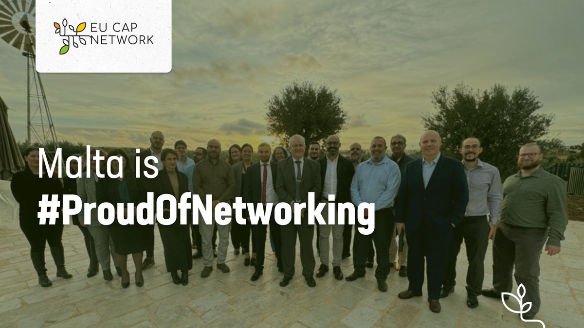 eucapnetwork's tweet image. Malta is #ProudOfNetworking🇲🇹!
Members of the Maltese Network had a networking event where they received updates on the network, and discussed potential future CAP funding.
Read more👉 kont.ly/7ac51b70
#EUCAPNetwork #NN