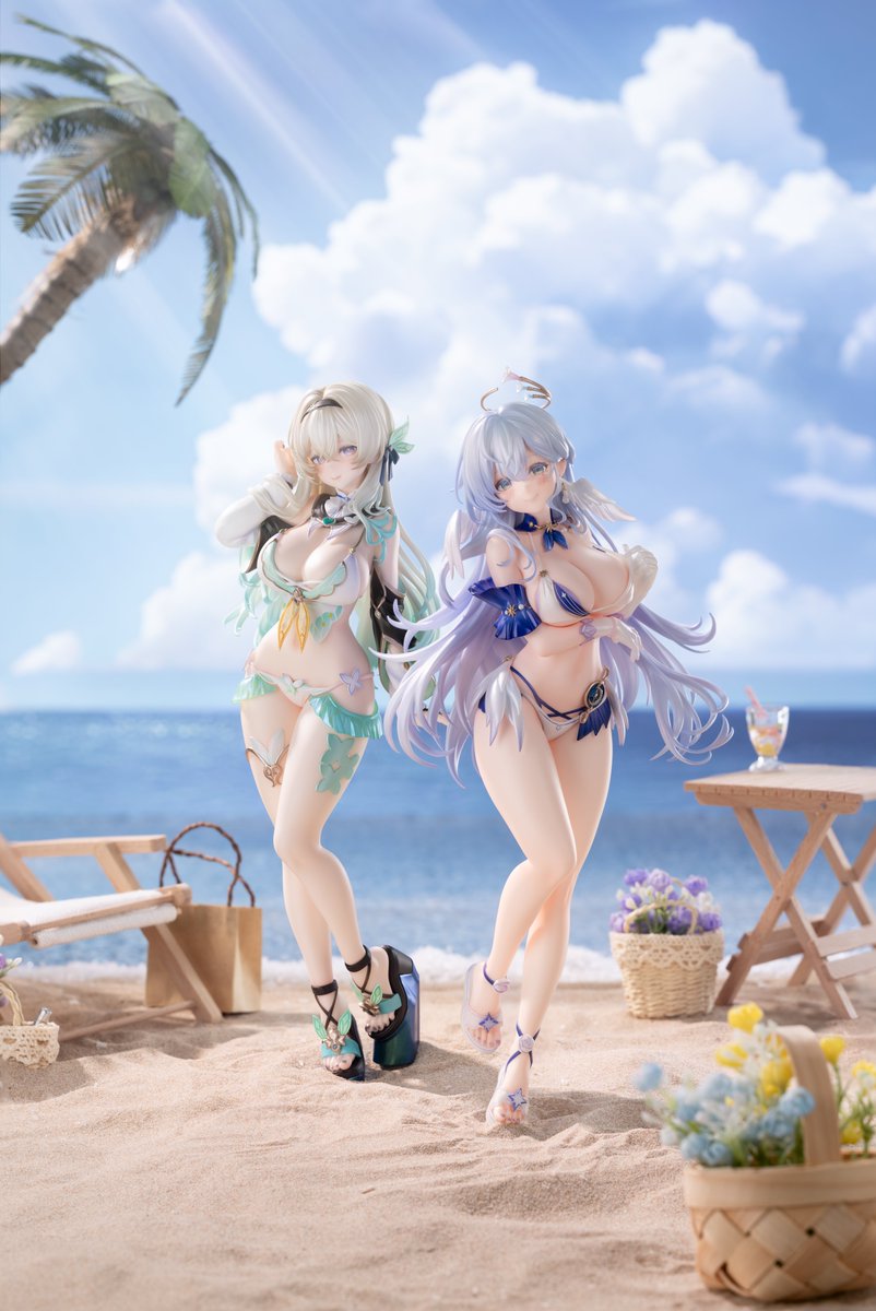 崩壊スターレイル　ロビン　水着　ガレージキット　　篝のAlice 夢の水着🫧 ロビン&ホタル 原画：Machi @_Machi0910 #ホタル #ロビン