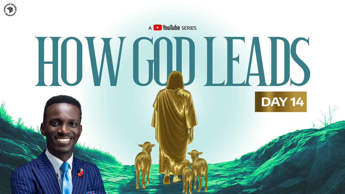 newbreedccng's tweet photo. Day 14 of How God Leads with Pastor David @sir_davoh opened our eyes to other dimensions of God’s leading.
It’s not only about life decisions—God also leads us into godly living.

Let’s explore two beautiful ways God guides us: 🧵 https://t.co/8AfYRwcUnL