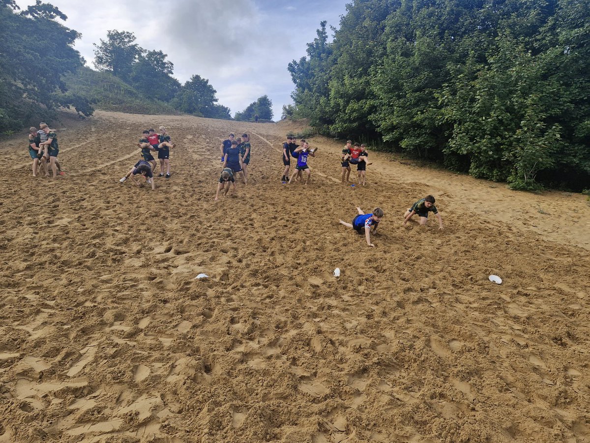 Great end to Block 1 🏉 finishing off with a Dunes session