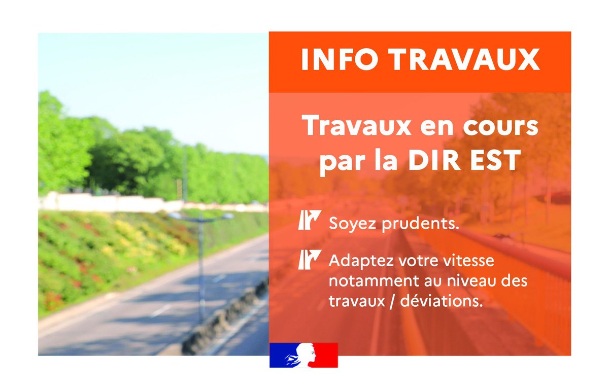 #InfoCirculation 🚗 | Dans le cadre de l’amélioration de la sécurité et de la qualité des infrastructures routières dans le département, la Dir’Est procédera jusqu’en novembre 2025 à des travaux de réparation de la charpente métallique du viaduc de Frouard ainsi qu'à la mise aux