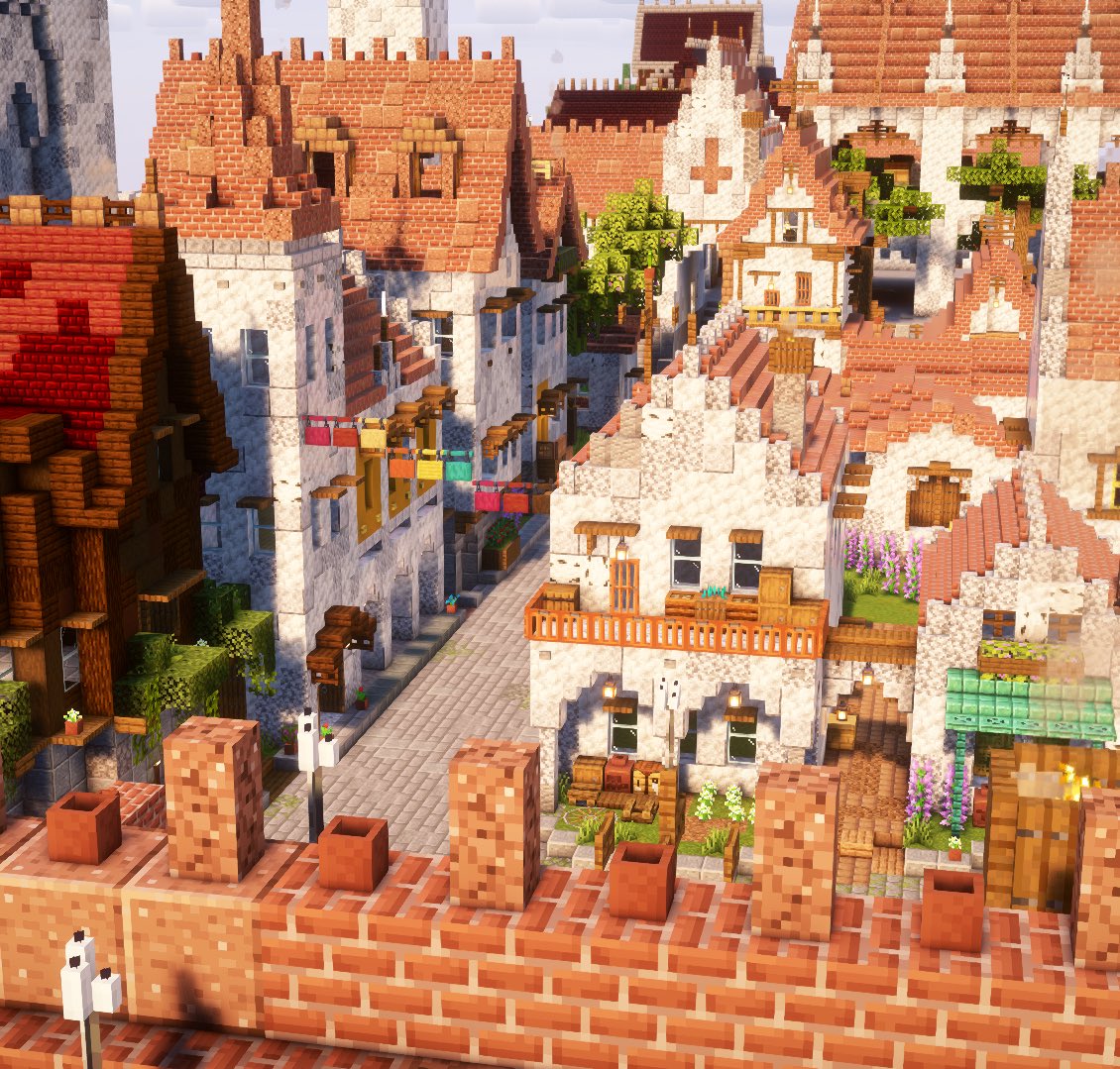 TsukiyumiArt's tweet photo. 彩る街
#Minecraft https://t.co/SyJ8sXbe3q