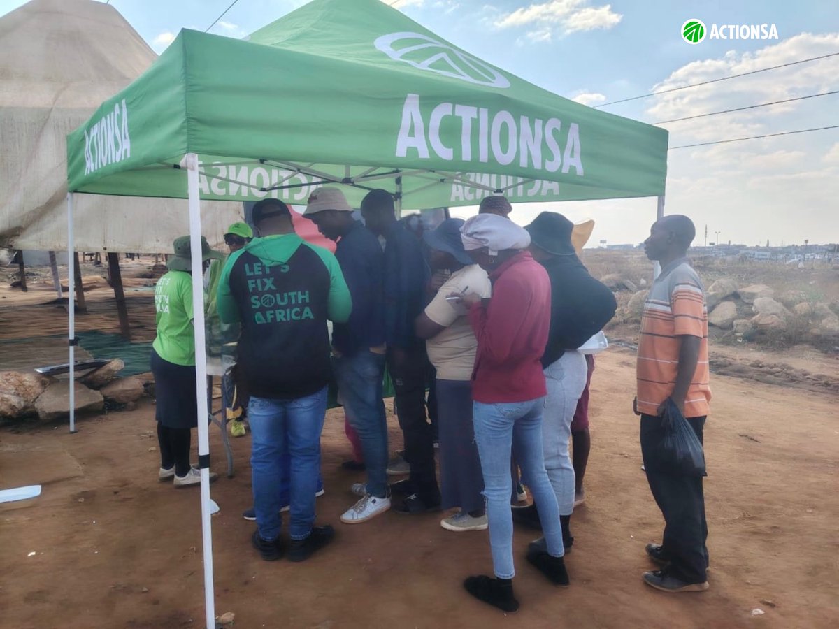 ActionSA_EkuReg's tweet image. [SPOTTED] 

WARD 102, TEMBISA.