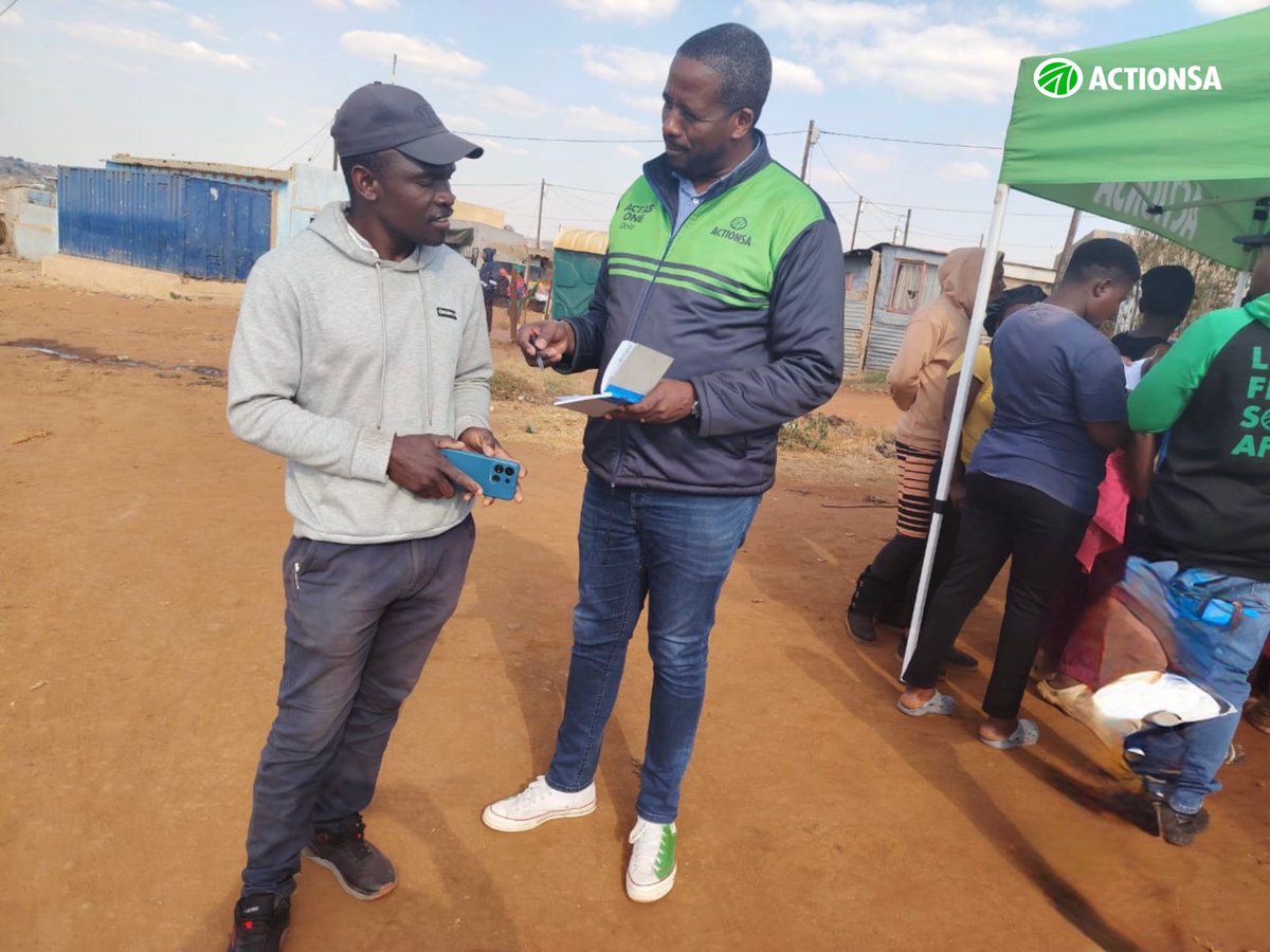 ActionSA_EkuReg's tweet image. [SPOTTED] 

WARD 102, TEMBISA.