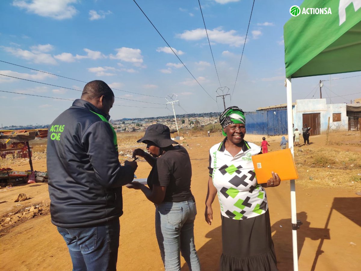 ActionSA_EkuReg's tweet image. [SPOTTED] 

WARD 102, TEMBISA.