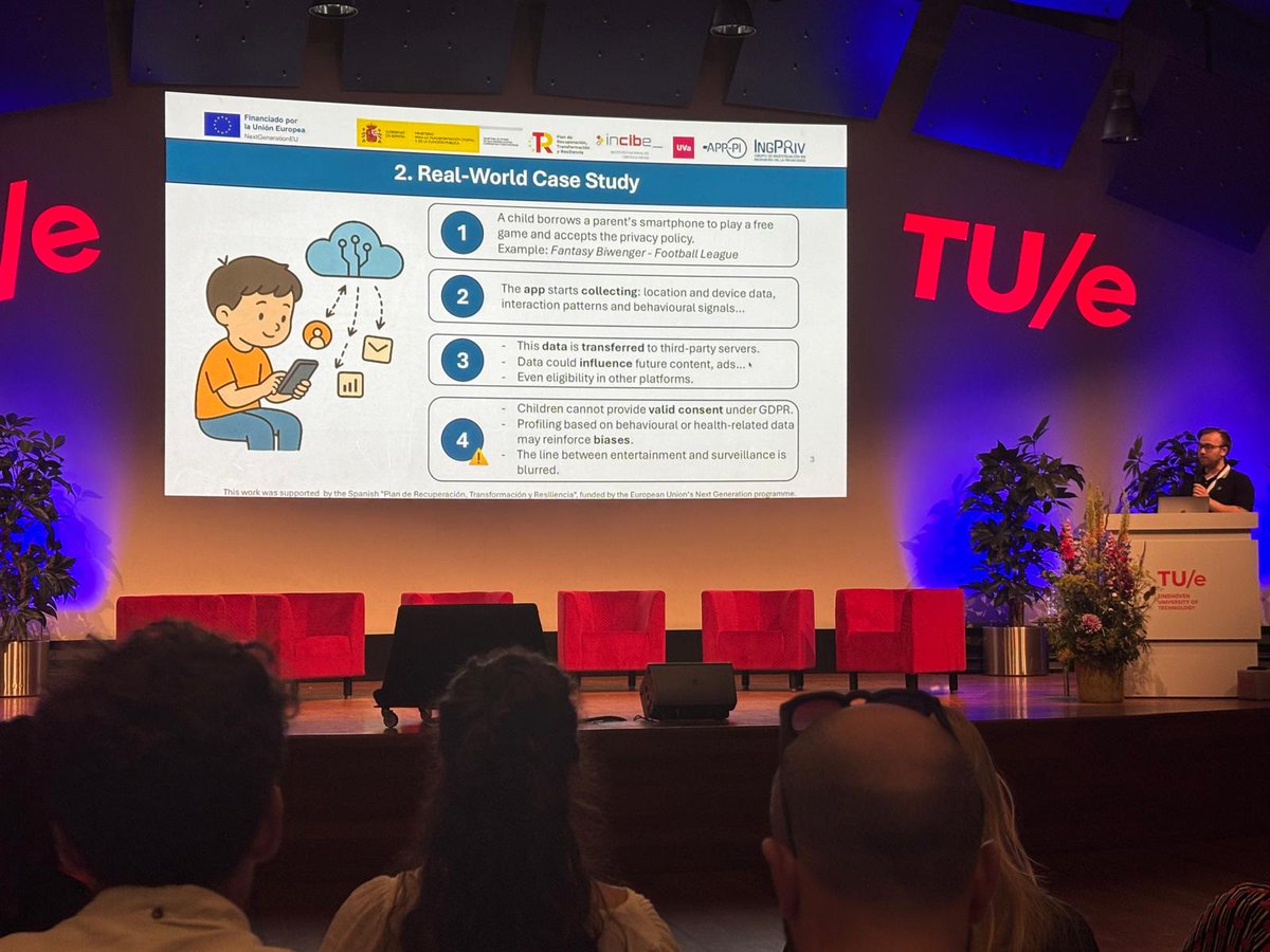 🧐 ¿Qué hacen las apps que usan tus hijos con sus datos? En <a href="/EWAFWorkshop/">European Workshop on Algorithmic Fairness</a> <a href="/peres317/">~Pérez¶</a> <a href="/InformDelAverno/">Informático del Averno</a> <a href="/mercedesinfor/">Mercedes</a> presentaron "Fake Transparency: When Mobile Apps Say One Thing but Do Another" acortar.link/exo6Em <a href="/INCIBE/">INCIBE</a> <a href="/EIInfUVa/">Ei Informática Vall</a> #EWAF25 #Privacidad #AppPI #ProyectosCiber
