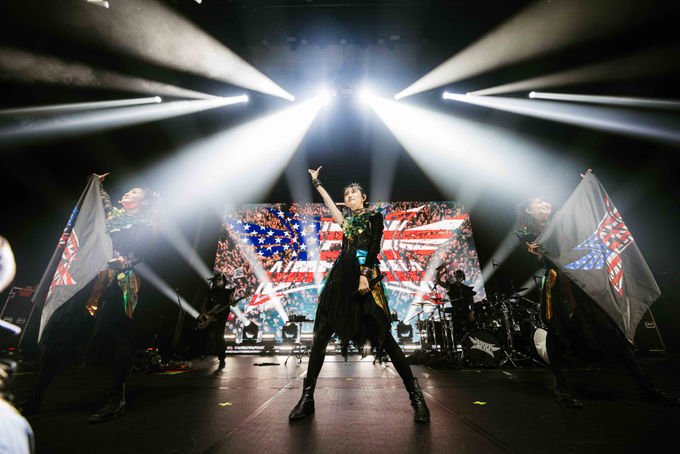 On stage media image