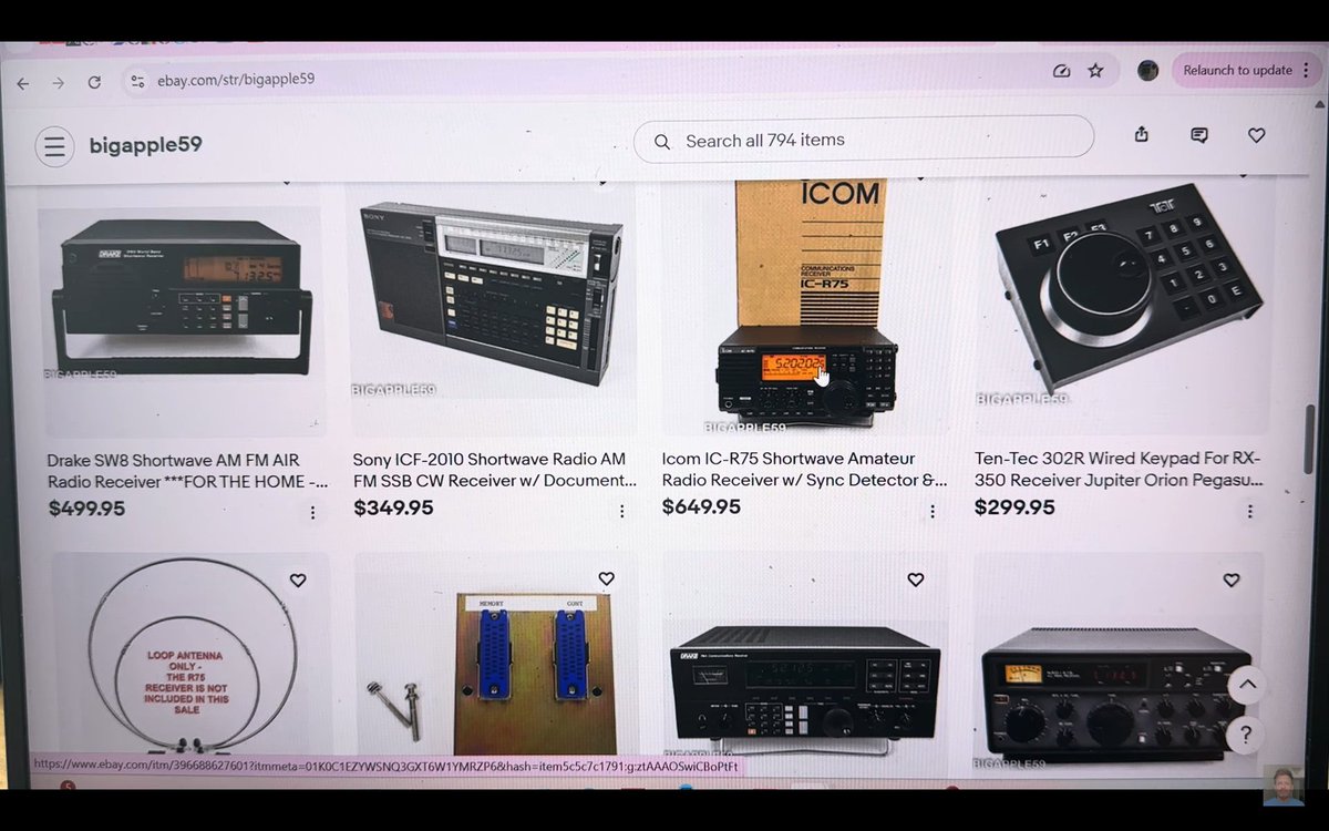 I just made a purchase at the 'bigapple59' eBay radio shop and highly recommend their service #radio #shortwave #ebay #radioshop 📻🎙️📡🔊💻⌨️🖥️🖨️🖱️🌐🌏🌍🌎👍⚡️⚡️⚡️⚡️⚡️⚡️⚡️ youtu.be/0FZnUlZCbfs?si…