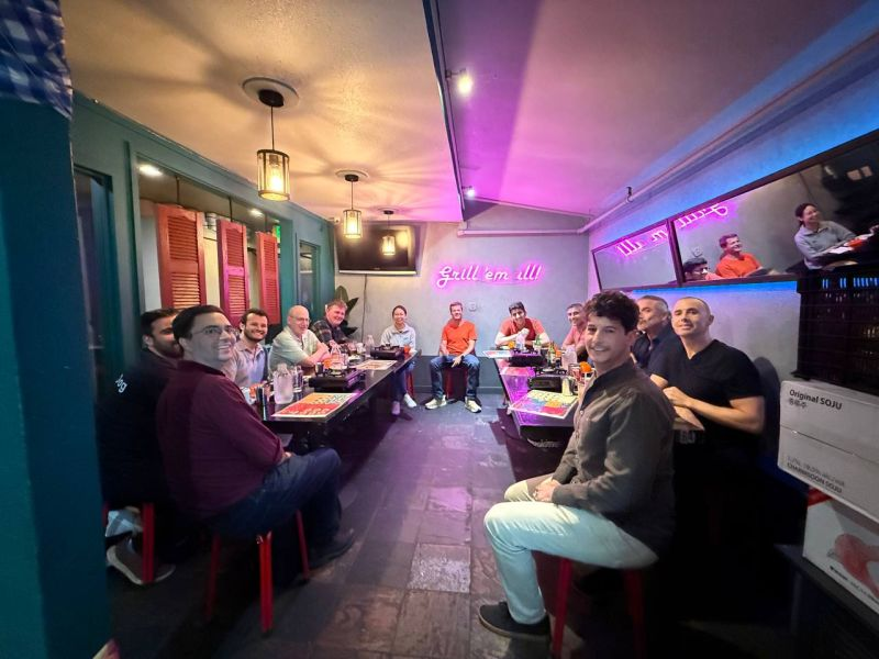 yrashk's tweet image. Last night was a blast – a fantastic group of database engineers and researchers got together to talk shop and have fun! Over three hours of flowing simultaneous conversations – it was really hard to wrap it up.
The idea was simple – swap a Michelin-star private room dinner for…