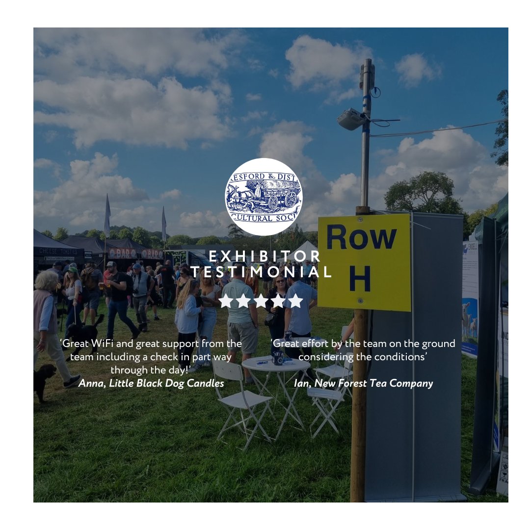 We’re thrilled to be back at the Alresford Show this year! 

We’re proud to have received such great feedback for our support last year. It’s always a pleasure to work alongside such a well-organised team and be part of an event that brings the community together.