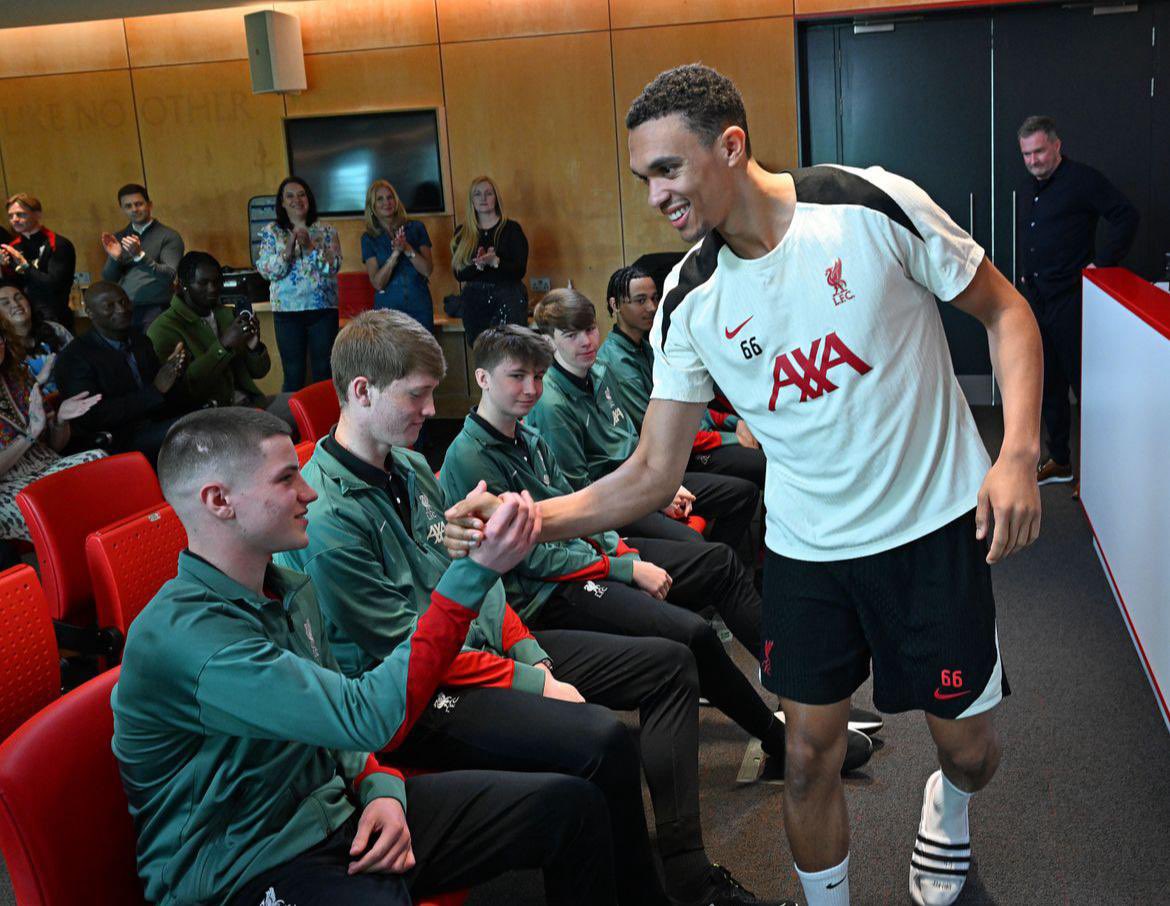 I couldn’t be prouder of my nephew Hadyn signing a scholarship with Liverpool after 10 years at the club. An unbelievable achievement - I couldn’t be any prouder. As a family of reds, he’s living the dream. Excited to watch the next steps in his journey ❤️