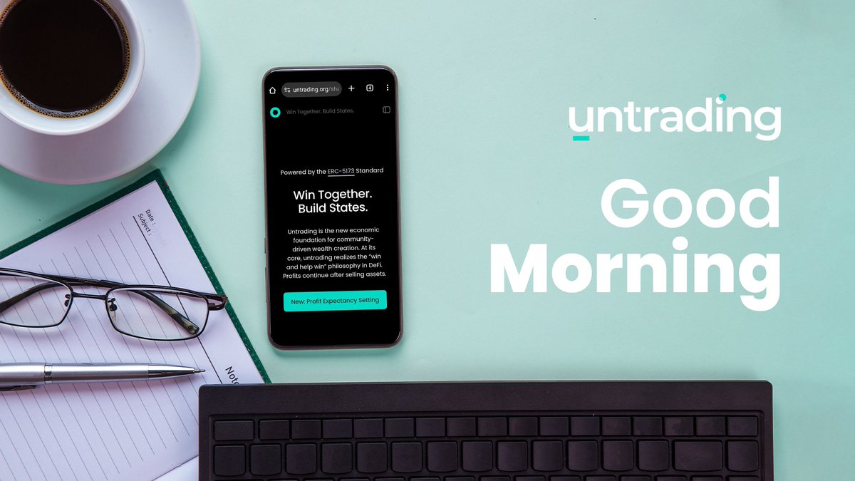 untradingOrg's tweet image. Today, remember:
✅ NFTs can pay you forever.
✅ Exits can be beginnings.
✅ Wrapped assets = unstoppable flows.
Make it a day of smart trading!