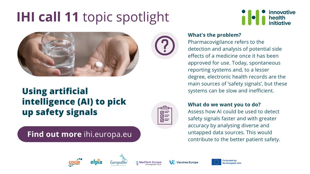 COCIR (@cocir) on Twitter photo ๐๐ฉโ๐ป Do you develop in Europe ?
๐ง๐ We would like to hear from you ! cocir.org/innovation/
๐ Check out <a href="/IHIEurope/">Innovative Health Initiative</a> Call 11 topic on #artificialintelligence ๐
ihi.europa.eu/apply-funding/โฆ
Deadline for short proposals: 9 October 2025 ๐๐ฉโ๐ป Do you develop in Europe ?
๐ง๐ We would like to hear from you ! cocir.org/innovation/
๐ Check out <a href="/IHIEurope/">Innovative Health Initiative</a> Call 11 topic on #artificialintelligence ๐
ihi.europa.eu/apply-funding/โฆ
Deadline for short proposals: 9 October 2025
