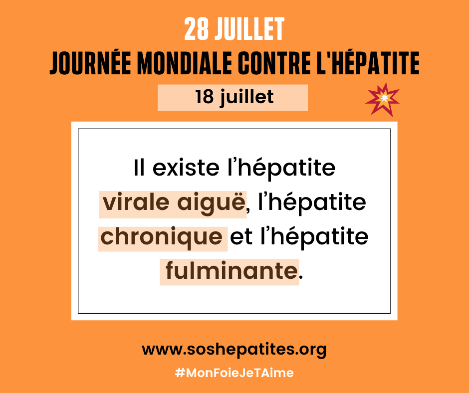 💥 Il existe l’#hépatite virale #aiguë (le virus est éliminé en moins de 6 mois), l’hépatite #chronique (le virus persiste au-delà 6 mois) et l’hépatite #fulminante (l’inflammation est récente, rapide et souvent mortelle qui nécessite une greffe du foie immédiate).