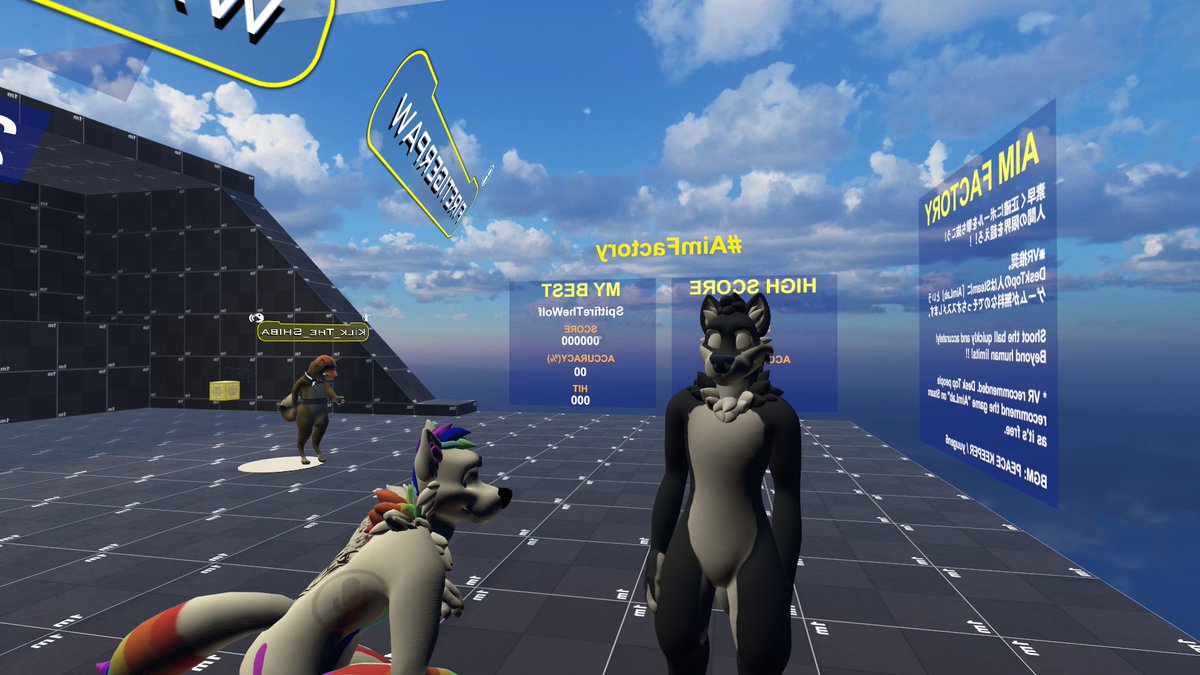 WolfSpitfire's tweet image. It's been a wild 5 years since I first hopped on VRChat. Here's to many more!