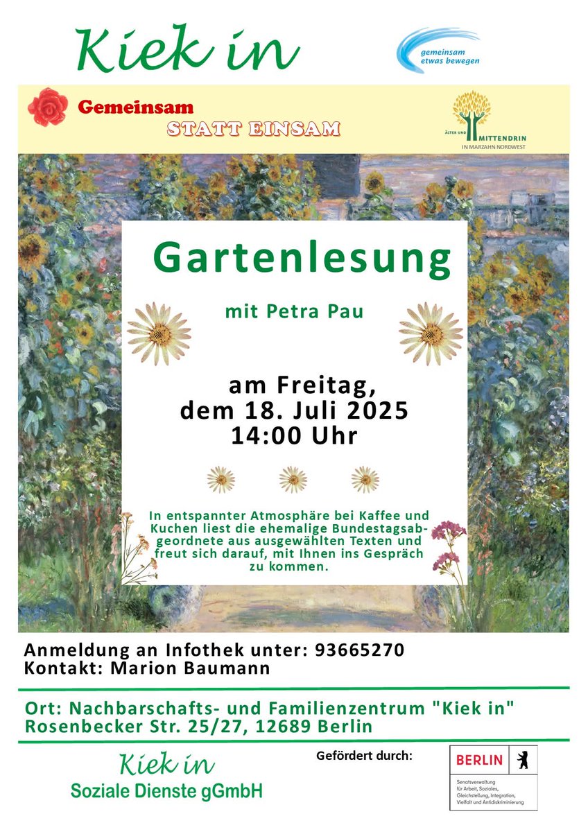 Petra Pau (@petrapaumahe) on Twitter photo Heute komme ich mit meinen Büchern #GottloseType und "Gott hab sie selig" in den Garten von Kiek in in #MaHe <a href="/quintus_vbb/">Quintus & vbb</a> Heute komme ich mit meinen Büchern #GottloseType und "Gott hab sie selig" in den Garten von Kiek in in #MaHe <a href="/quintus_vbb/">Quintus & vbb</a>