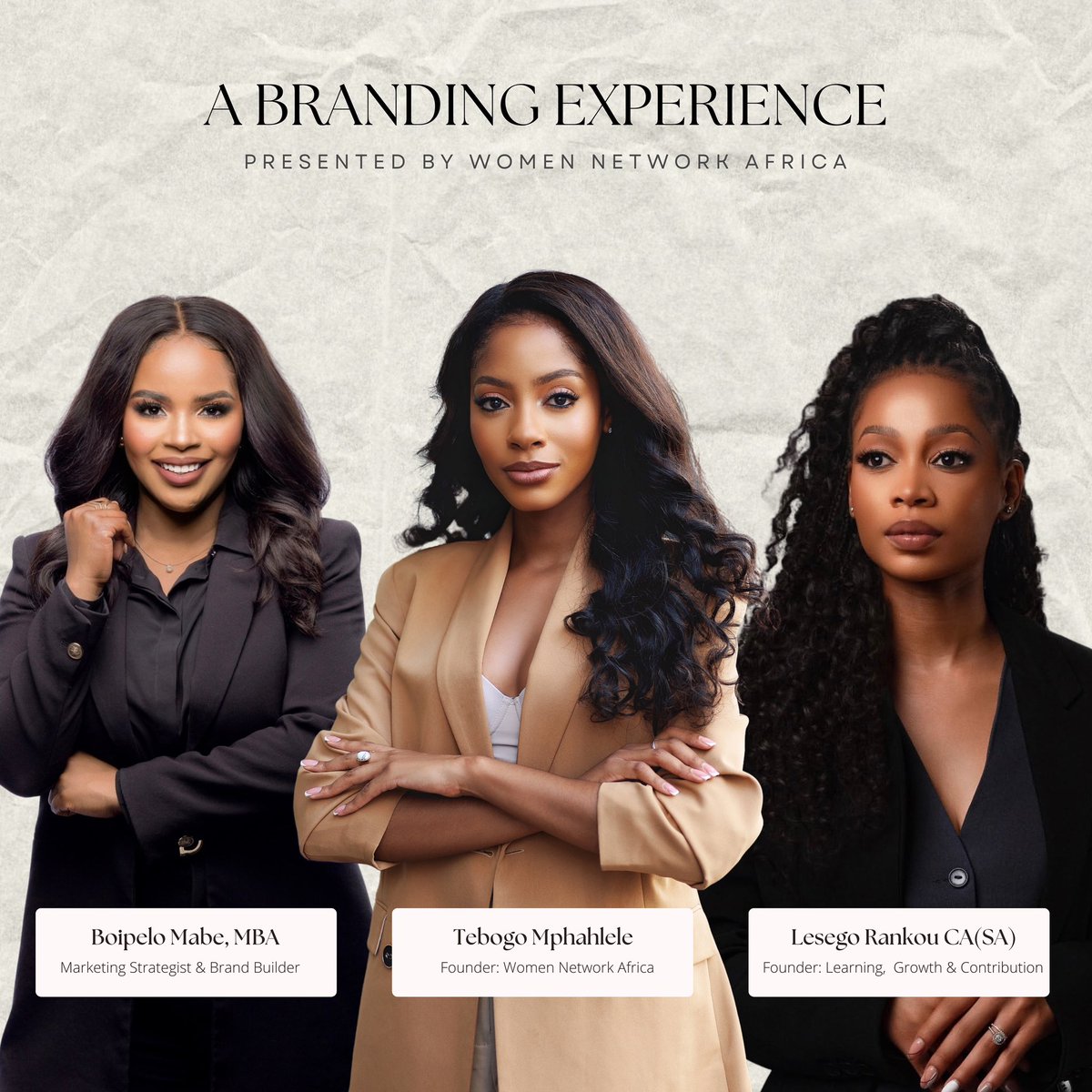 Tebo_Mphahlele's tweet image. Sold Out another event that I’m hosting through my organisation Women Network Africa.
I can’t wait to meet everyone tomorrow and be in my element. 🤍