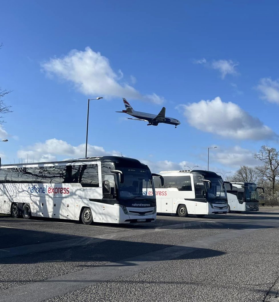nationalexpress's tweet image. Got holidays coming up? ✈️
Don't let getting to the airport drain your holiday budget 💸
Skip pricey train fares and extortionate parking fees, hop on a coach instead.
We're the easiest, cheapest way. Just sit back, relax, and let us do the driving: bit.ly/4c7mtF7