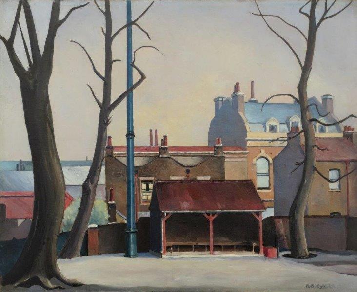 EastLndonGroup's tweet image. This is "Grove Hall Park, Bow" by Harold Steggles from 1933. It is available as a greeting card or Giclee print &, along with all our ranges of both products, they are currently on promotion with a 40% discount on all orders here:-eastlondongroup.co.uk #HaroldSteggles #sale