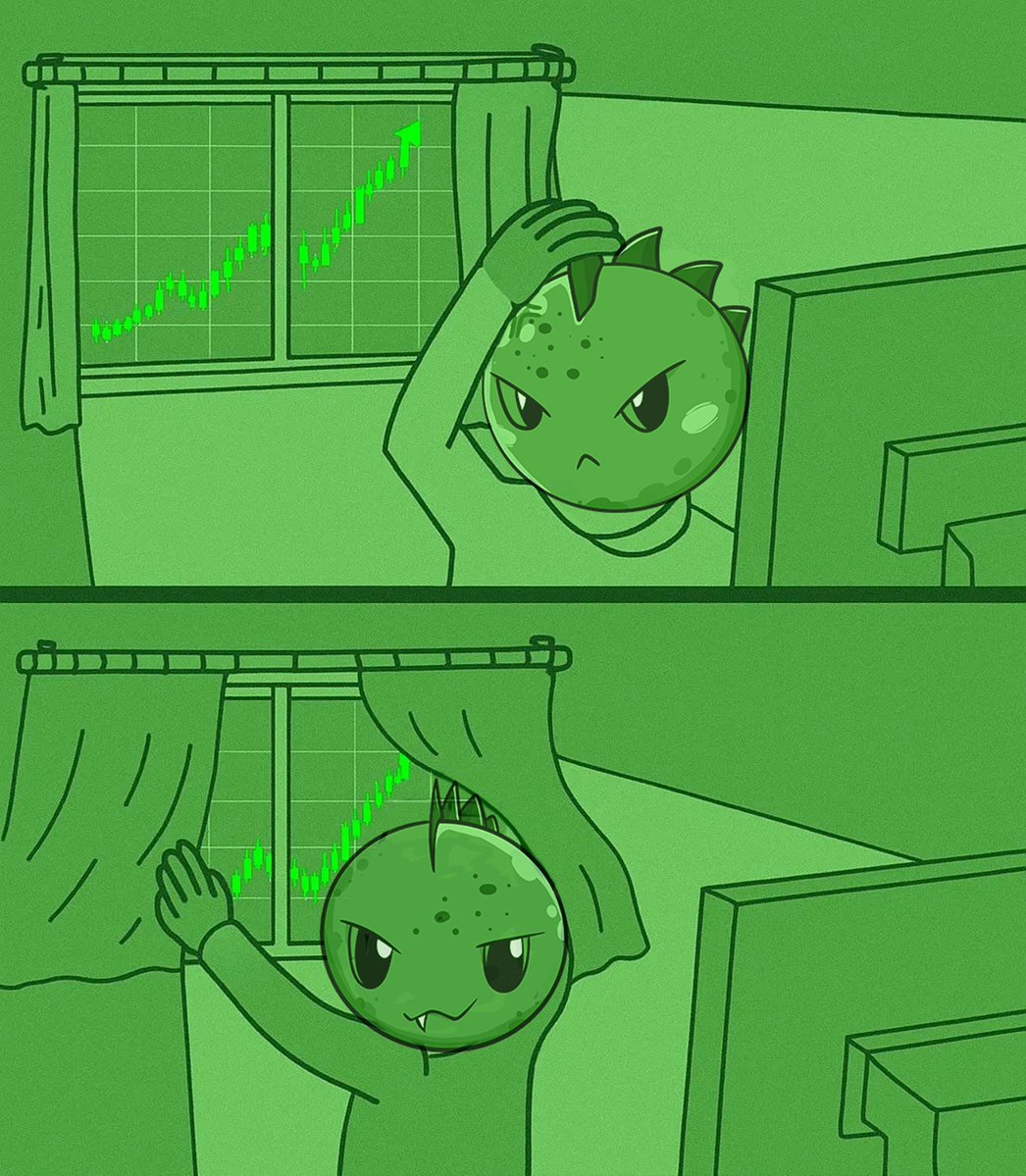 XBorgHQ's tweet image. Hard to concentrate with all this green