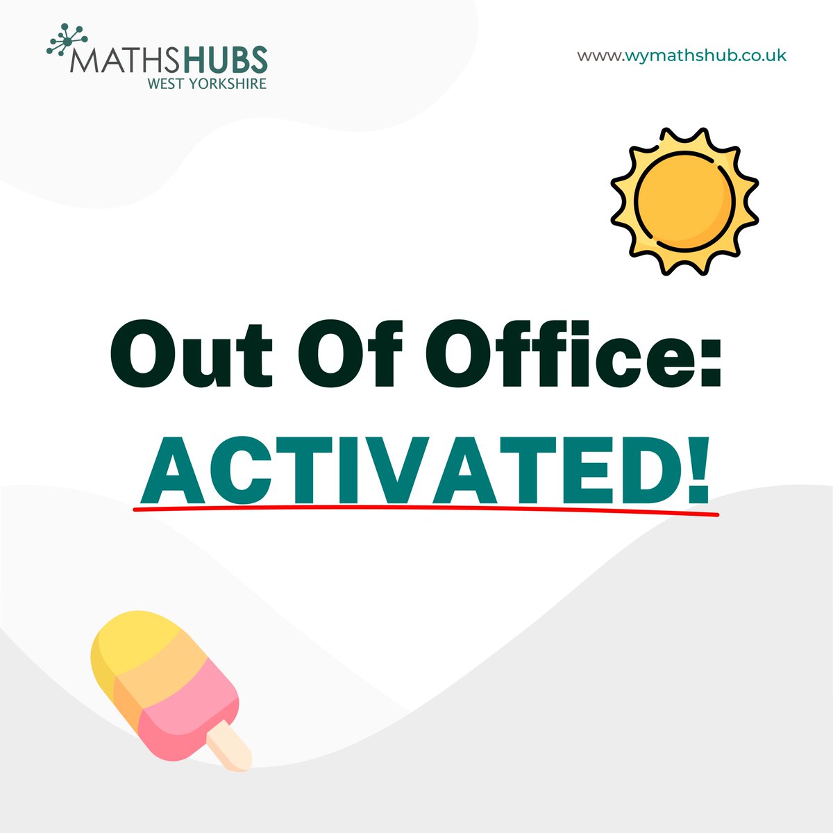 Out of Office: ACTIVATED! ☀️
Wishing everyone a restful summer break.
Thanks for all your amazing work this year - we can’t wait to work with you again in the new academic year! 💬✏️