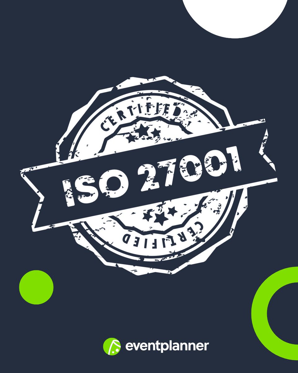 🎉 Event planners, your data is in safe hands! 🛡️✨ We’re proud to share that we've been ISO 27001 certified for the 3rd year in a row! 🔐💪 Your event data stays protected, whether you use our free event software or go all-in with .PRO. 🙌