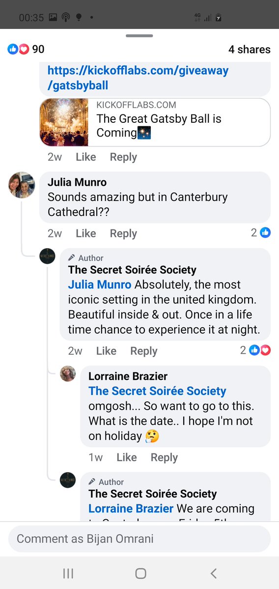 BijanOmrani's tweet image. I've seen a number of adverts for "Great Gatsby Balls" in various cathedrals including Canterbury, Guildford, Coventry. Isn't this a bit cringe, so to speak? I know the cathedrals are cash strapped, but this is a bit much.
