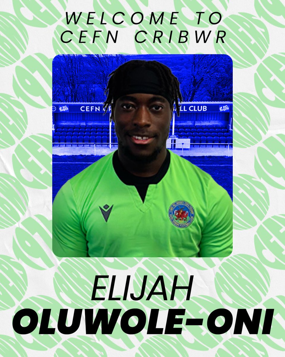A new face in goal 🧤

✍️ We’re delighted to welcome Elijah Oluwole-Oni to Cefn Cribwr, who joins us from #ArdalSE club Canton!

<a href="/ArdalSouthern/">Ardal Southern</a> | #Riders