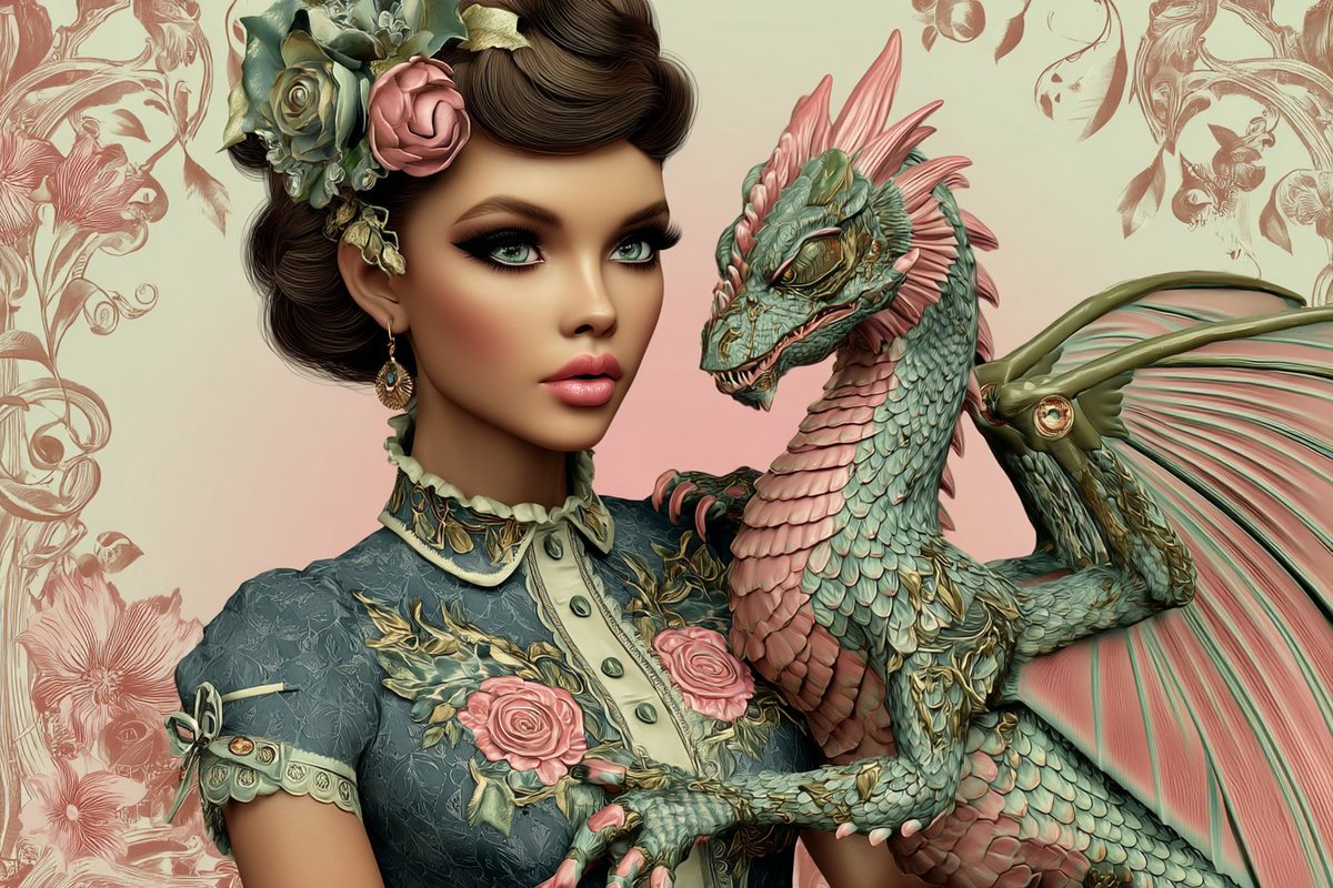 McC3Kat's tweet image. Post your Friday Dragon!
Good morning. Just so you know, your Friday dragon is going on vacation. I'll see you again on Aug 8. :)
#midjourney #AIArtwork #AIArtistCommunity #ai